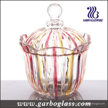 Pot de verre décoratif (GB1808H / P)